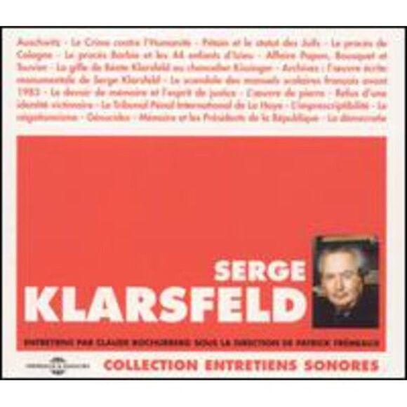 Serge Klarsfeld - Entretiens Par Claude BochurbergCD